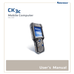 CK3c Mobile Computer User`s Manual