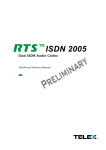 RTS ISDN 2005 - Pilote Films