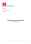 Common Works Registration User Manual