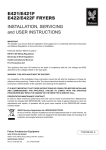 Installation, Service and User Manual
