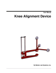 Knee Alignment Device - Motion Lab Systems, Inc.