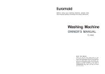 10kg Top Load Euromaid Washing Machine TL10KG User Manual