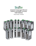 Industrial Unmanaged Ethernet Switches and Media Converter