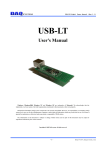 USB-LT User`s Manual