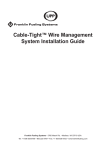 Cable-Tight™ Wire Management System Installation Guide