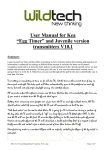 User Manual for Kea “Egg Timer” and Juvenile version transmitters