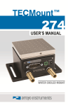 274 TECMount User`s Manual