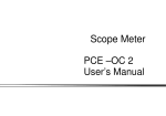 Scope Meter - PCE Instruments