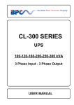 T100 Series 2-15kVA User Manual