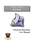Reporting Financial Reporting User Manual