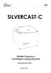 Silvercast-C (metal mould ring) User manual EN