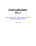 IndicesBuilder V2.1