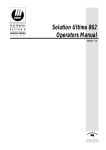 EDM Solution Ultima 862 User Manual