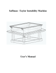 Saffman –Taylor Instability Machine