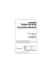 Digital-Analog Converter Module User`s Manual (Hardware)