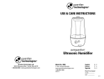 Ultrasonic Humidifier - Guardian Technologies