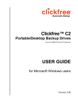 Clickfree™ C2 USER GUIDE