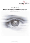 User Manual MV1-D1312(I) Gigabit Ethernet Series