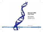 Genomic DNA from Food