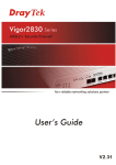 Vigor2830: Manual