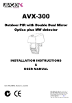 AVX-300 English Manual - Av