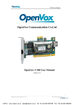 OpenVox V100 User Manual
