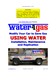 Water4Gas User Manual