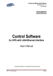Control and Monitoring Software