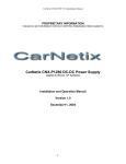 CNX-P1260 Installation Instructions