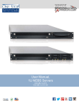 User Manual, 1U NEBS Servers