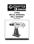 CX503 METAL WORKING BELT SANDER