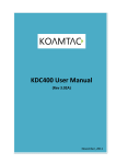 KDC400 User Manual