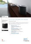 AW5000/10 Philips A5 wireless Hi-Fi speaker