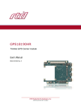 BRG2110 - User`s Manual - RTD Embedded Technologies, Inc.