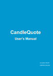 CandleQuote User Guide 2.1