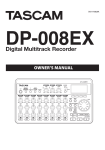 DP-008EX Owner`s Manual - 7.4 MB