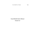 Visual ModelQ User`s Manual Version 6.0