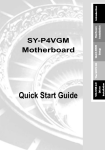 SY-P4VGM Motherboard Quick Start Guide - archives.it