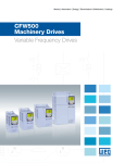 CFW500 Machinery Drives Variable Frequency Drives