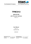 TPMC812 - TEWS TECHNOLOGIES