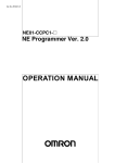 NE Programmer Ver. 2.0 Operation Manual