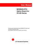 modbus-rtu iS5 manual