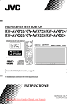 JVC KW-AVX626 User Guide Manual - CaRadio