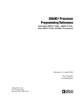 SHARC Processor Programming Reference