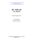 PC-TIO-10 User Manual - UCSD Department of Physics