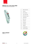 PRO1D V11.122 series MID User manual