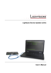 Lightware Device Updater User`s manual