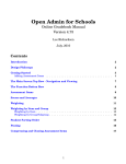 Open Admin Online Gradebook Documentation