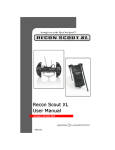 Recon Scout XL User Manual