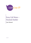 Easy Call Now – Hosted Dialler
